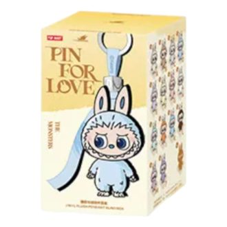 Labubu Pin for Love Plüschanhänger, versiegelte Schachtel (A-M) (1 Blindbox)