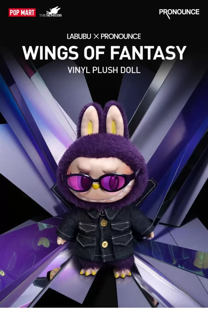 LABUBU × PRONOUNCE – WINGS OF FANTASY Vinyl-Plüschpuppe