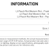 Lil Peach Riot Western Riot Figuren