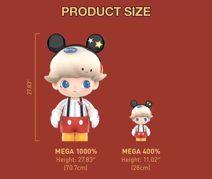 MEGA JUST DIMOO 1000 % Mickey Mouse