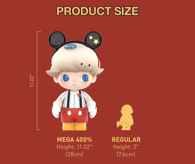 MEGA JUST DIMOO 400% Mickey Mouse