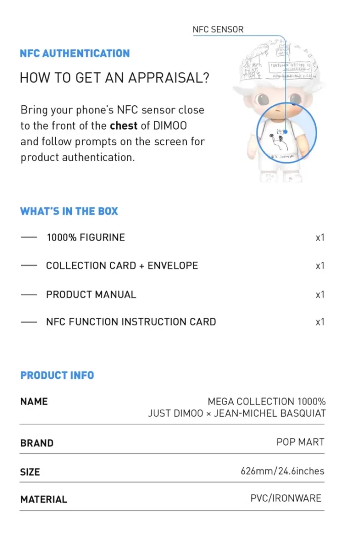 MEGA-KOLLEKTION 1000 % JUST DIMOO × Jean-Michel Basquiat