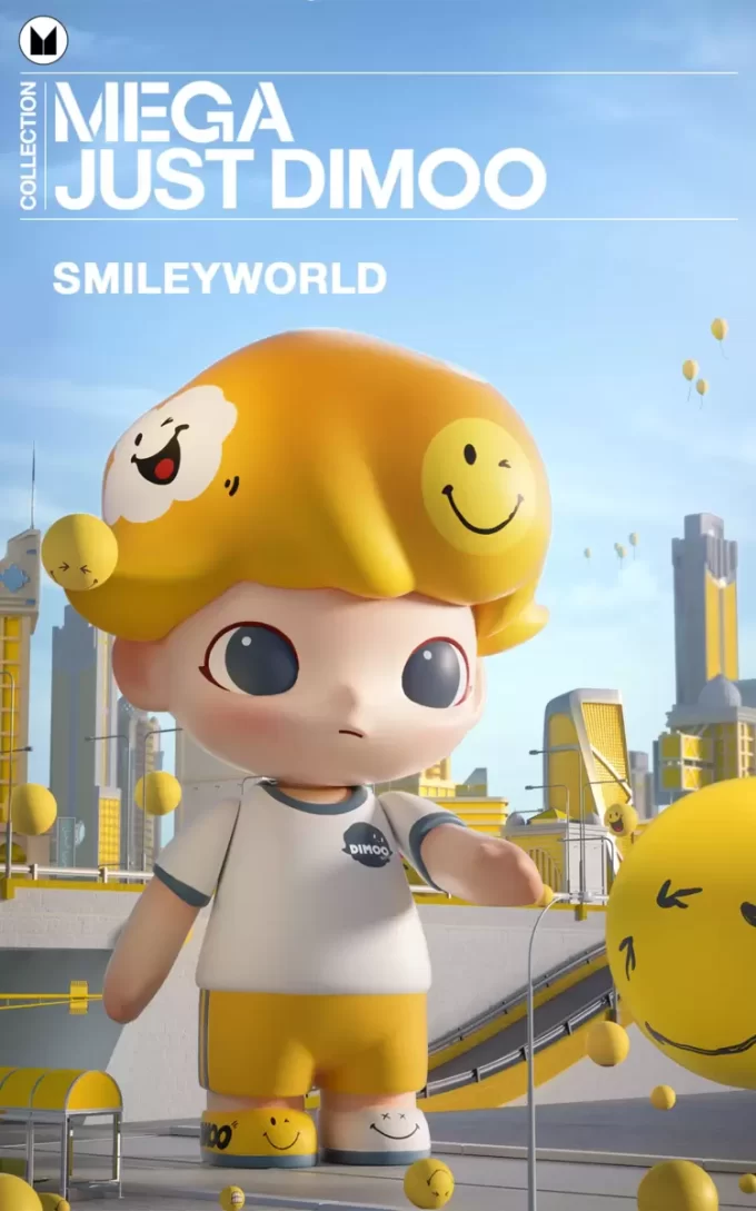 MEGA-KOLLEKTION 1000 % JUST DIMOO × SmileyWorld