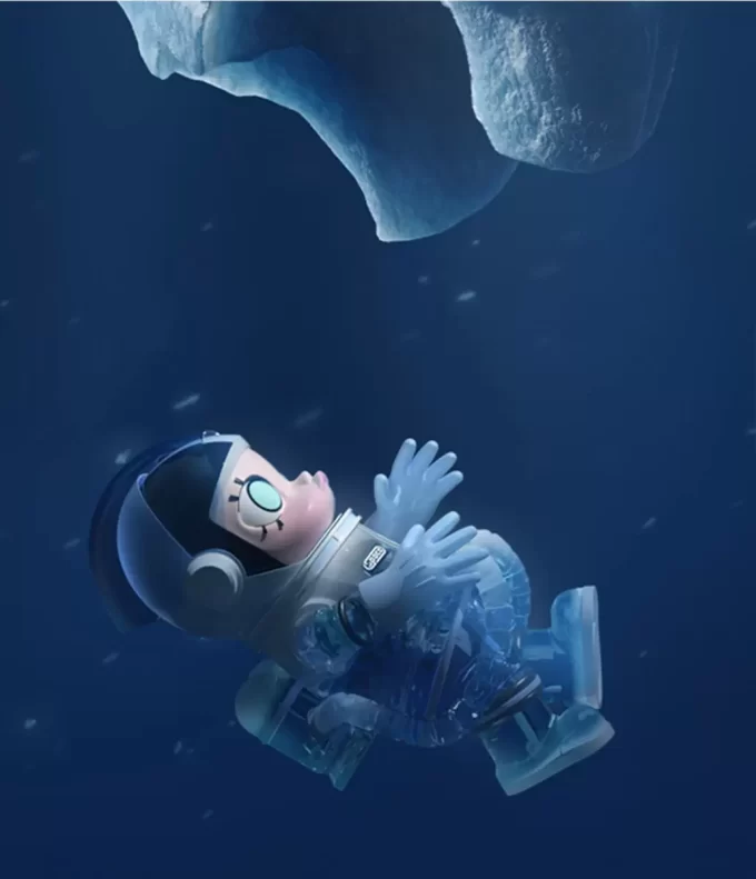 MEGA-KOLLEKTION 1000 % SPACE MOLLY Glacier