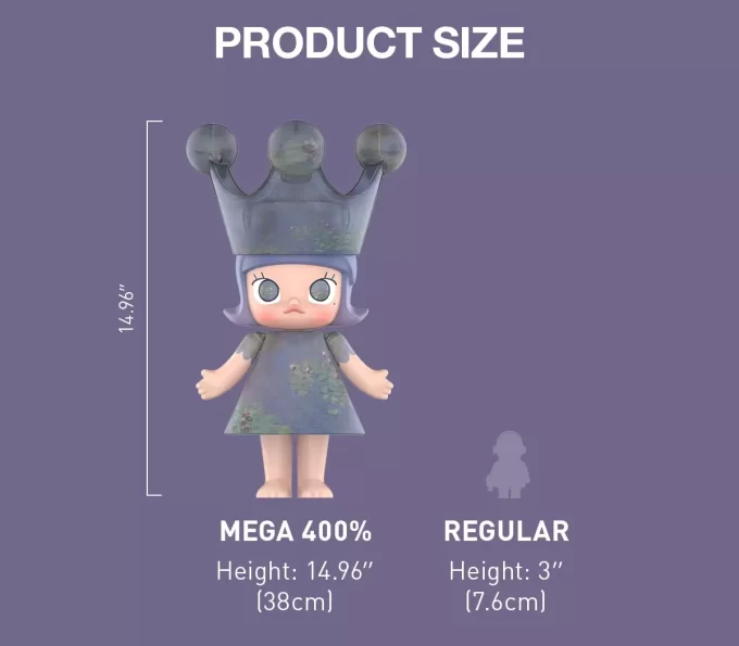 MEGA ROYAL MOLLY 400 % Monet-Les Nymphéas