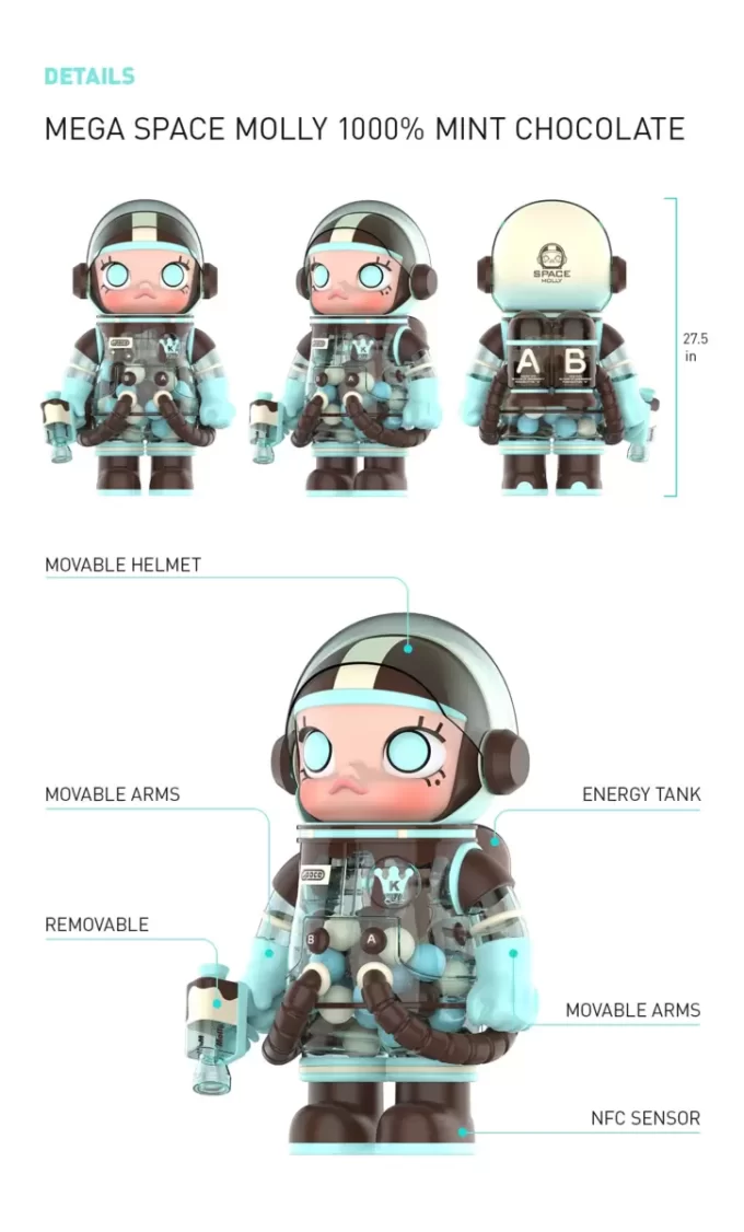 MEGA SPACE MOLLY 1000 % Minzschokolade