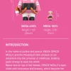 MEGA SPACE MOLLY 400 % + 100 % DIE POWERPUFF GIRLS-Blossom