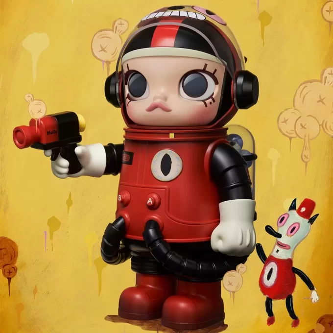 MEGA SPACE MOLLY 400 % Gary Baseman