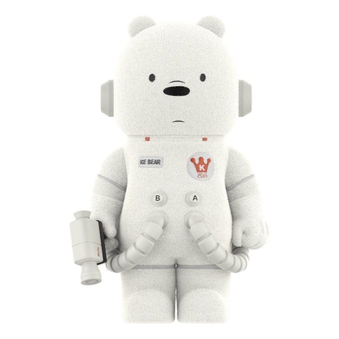 Mega Space Molly 400 % „Ice Bear“ von We Bare Bears