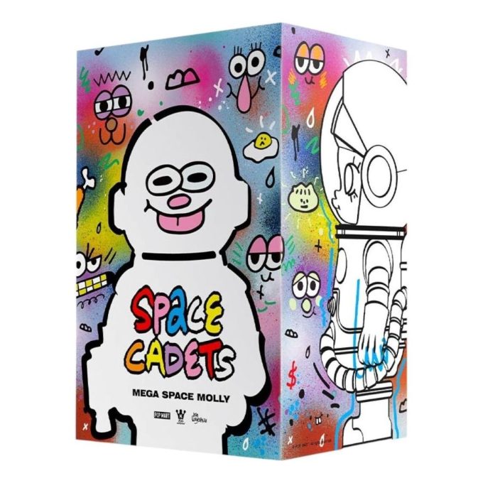 Mega Space Molly 400 % Jon Burgerman Space Cadets, versiegelte Hüllen (1 Blindbox)