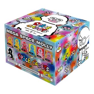 Mega Space Molly 400 % Jon Burgerman Space Cadets, versiegelte Hüllen (6 Blindboxen)