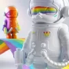 MEGA SPACE MOLLY 400 % Regenbogen