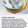 MEGA SPACE MOLLY 400 % Regenbogen
