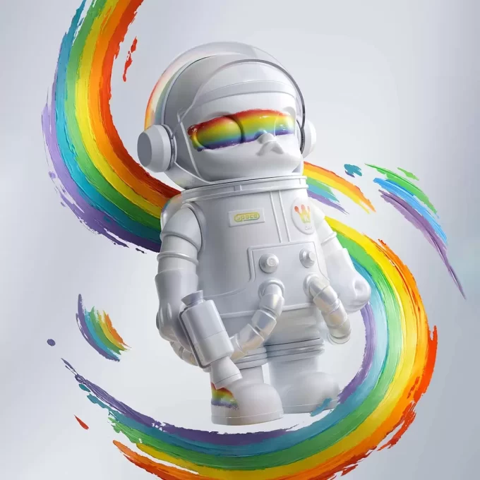MEGA SPACE MOLLY 400 % Regenbogen