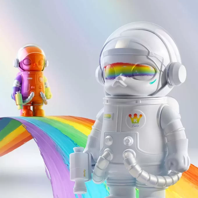 MEGA SPACE MOLLY 400 % Regenbogen