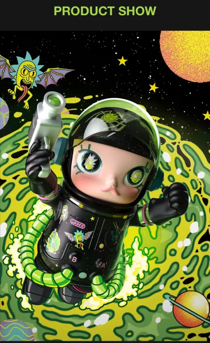 MEGA SPACE MOLLY 400 % Rick und Morty