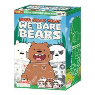 Mega Space Molly 400 % „We Bare Bears“, versiegelte Hülle (1 Blindbox)