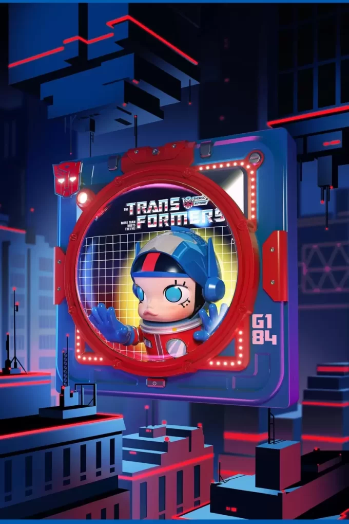 MEGA SPACE MOLLY Optimus Prime《IM WELTRAUM》3D-Gemälde