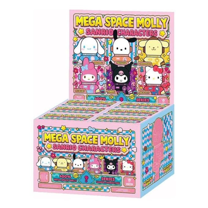Mega Space Molly Sanrio-Figuren, 400 % versiegelte Hülle (6 Blindboxen)
