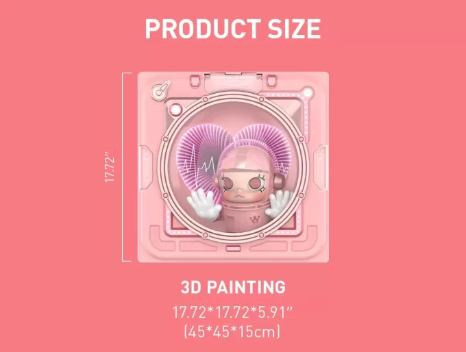 MEGA SPACE MOLLY SMITTEN LOVE 《IN SPACE》3D-Gemälde