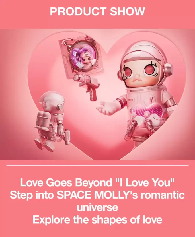 MEGA SPACE MOLLY SMITTEN LOVE 《IN SPACE》3D-Gemälde