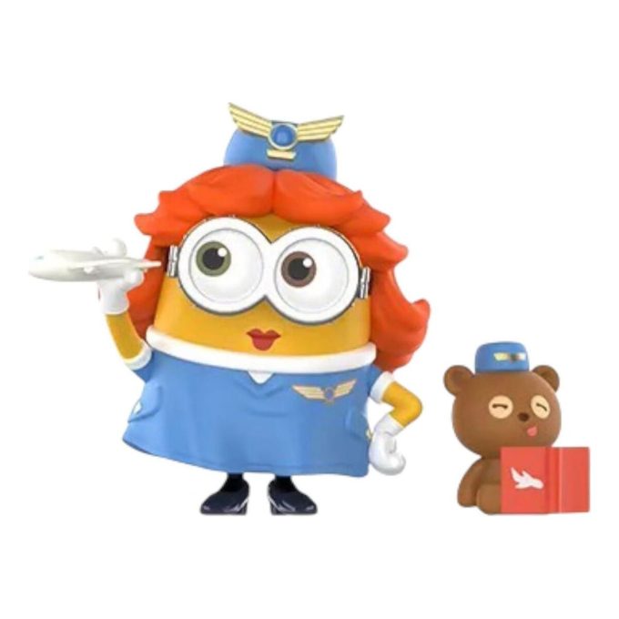 Minions Gutenachtgeschichten von Bob und Tim Figuren „Flugzeugsicherheit“