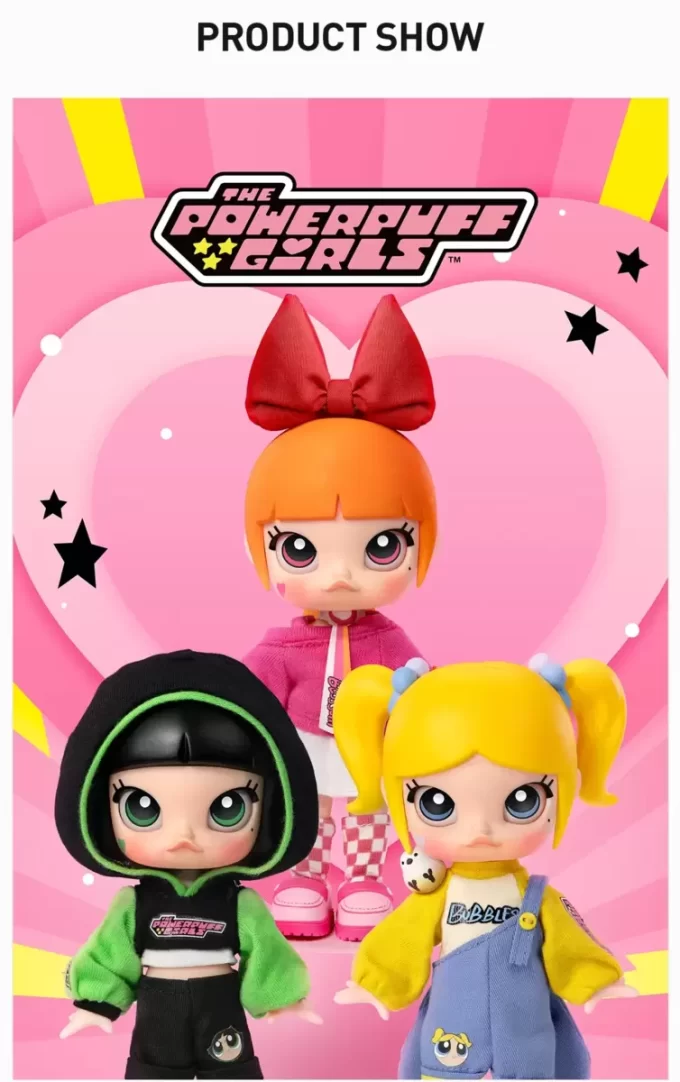 MOLLY × Actionfigur aus der Powerpuff Girls-Serie