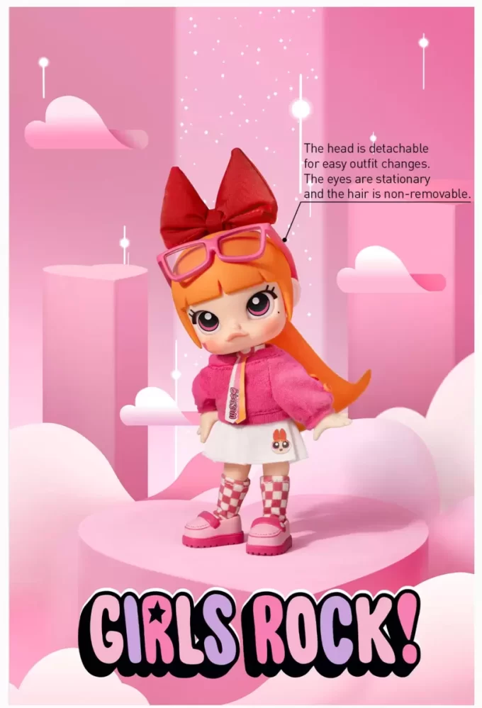 MOLLY × Actionfigur aus der Powerpuff Girls-Serie
