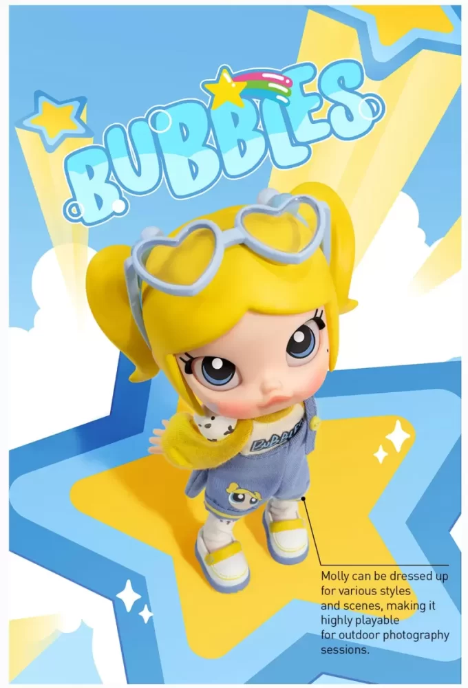 MOLLY × Actionfigur aus der Powerpuff Girls-Serie