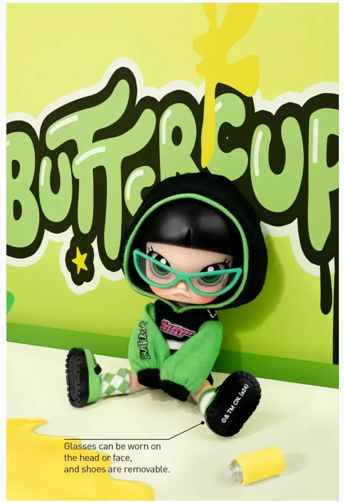 MOLLY × Actionfigur aus der Powerpuff Girls-Serie