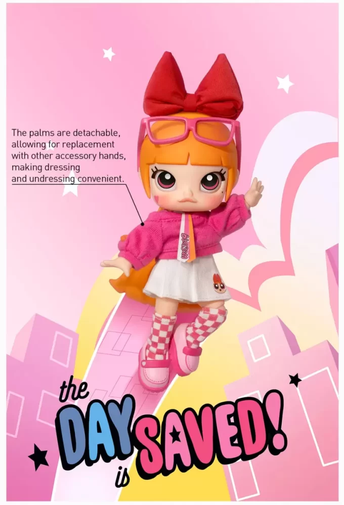 MOLLY × Actionfigur aus der Powerpuff Girls-Serie