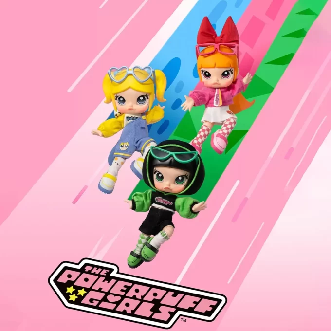 MOLLY × Actionfigur aus der Powerpuff Girls-Serie