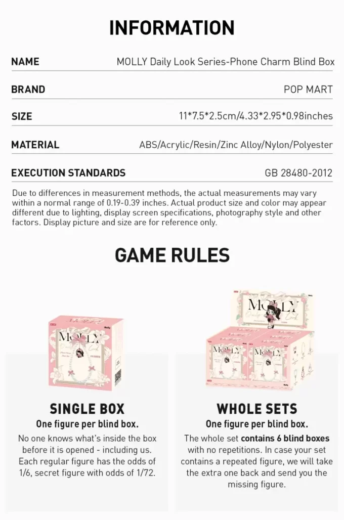 MOLLY Daily Look Serie – Handyanhänger-Blindbox