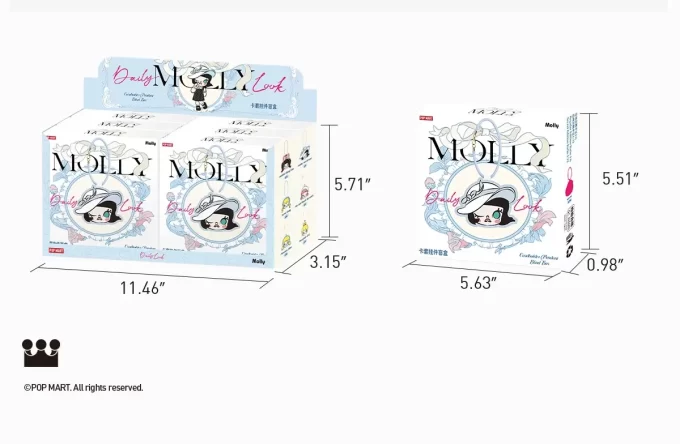 MOLLY Daily Look Serie – Kartenhalter-Anhänger-Blindbox