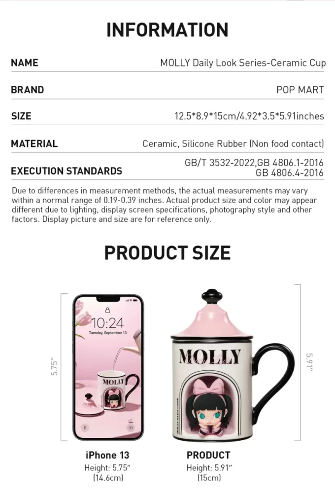 MOLLY Daily Look Serie – Keramiktasse