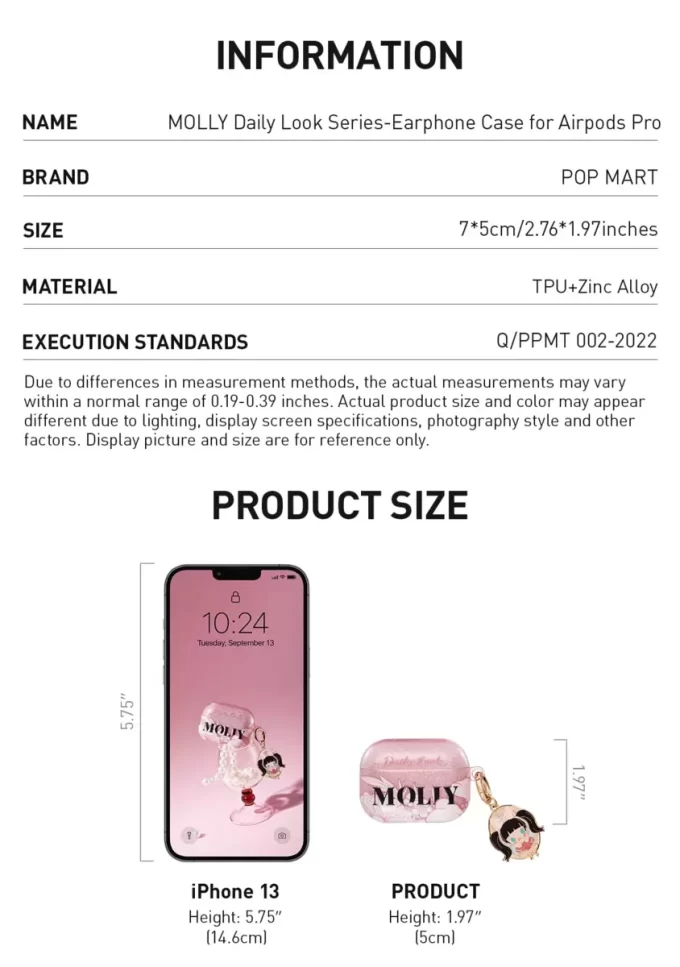 MOLLY Daily Look Series-Kopfhörerhülle für Airpods Pro