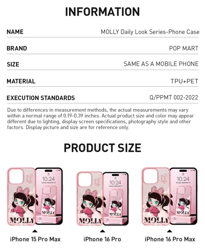 MOLLY Daily Look Series-Telefonhülle