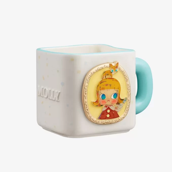 MOLLY Jubiläumsstatuen, klassische Retro-2er-Serie, Bilderrahmen-Tasse