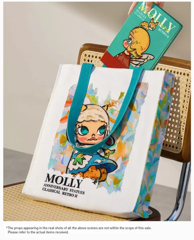 MOLLY Jubiläumsstatuen, klassische Retro-2er-Serie, Canvas-Tasche