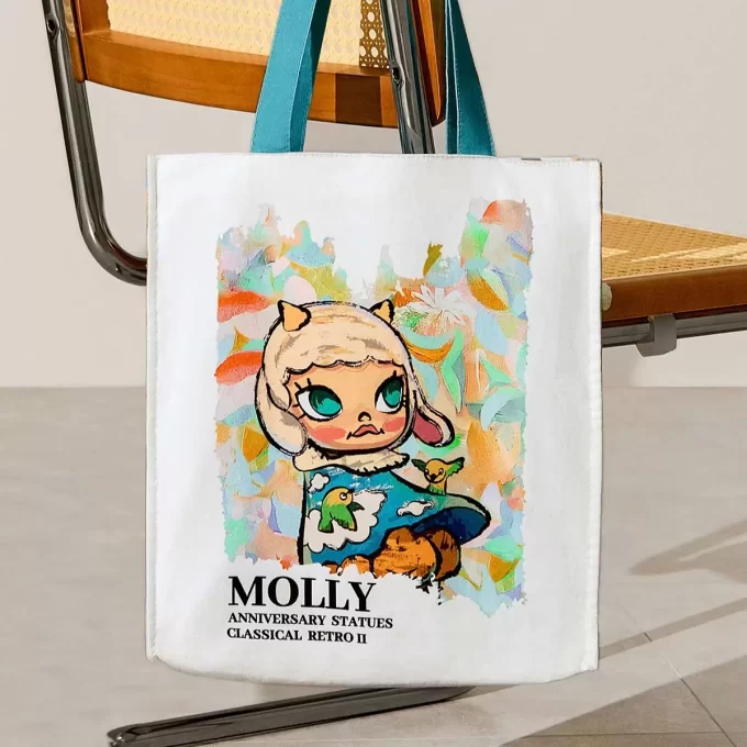 MOLLY Jubiläumsstatuen, klassische Retro-2er-Serie, Canvas-Tasche