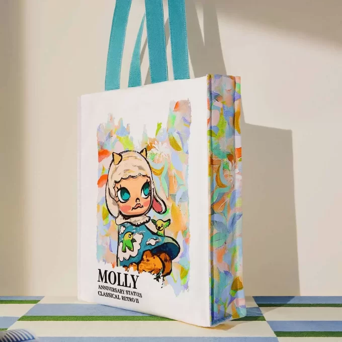 MOLLY Jubiläumsstatuen, klassische Retro-2er-Serie, Canvas-Tasche