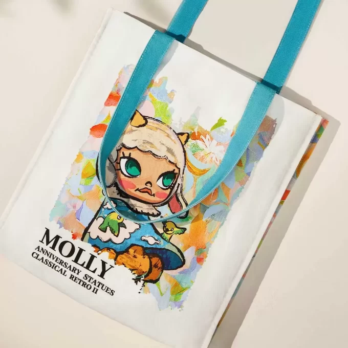 MOLLY Jubiläumsstatuen, klassische Retro-2er-Serie, Canvas-Tasche