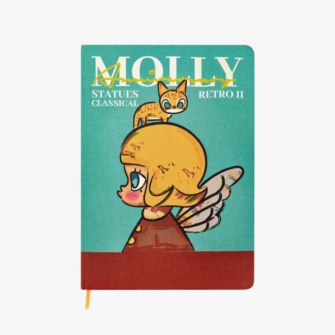 MOLLY Jubiläumsstatuen Klassisches Retro 2er-Serie-Notizbuch