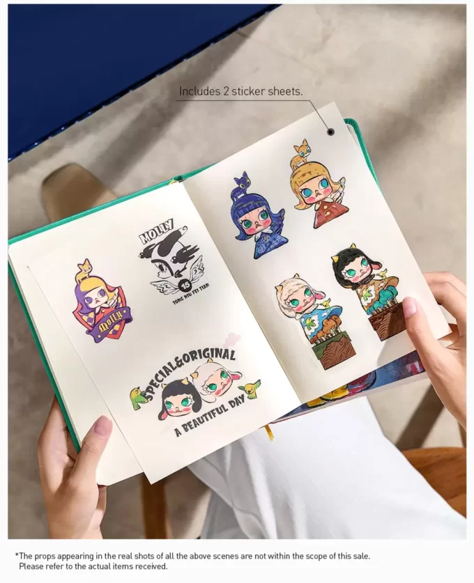 MOLLY Jubiläumsstatuen Klassisches Retro 2er-Serie-Notizbuch