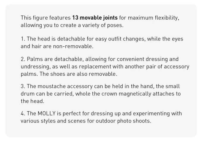 MOLLY Nussknacker-Actionfigur