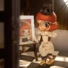 MOLLY Viktorianische Malerin 1/8 Actionfigur
