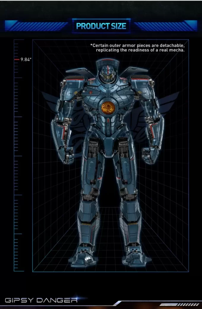 Pacific Rim: Gipsy Danger Druckguss-Actionfigur