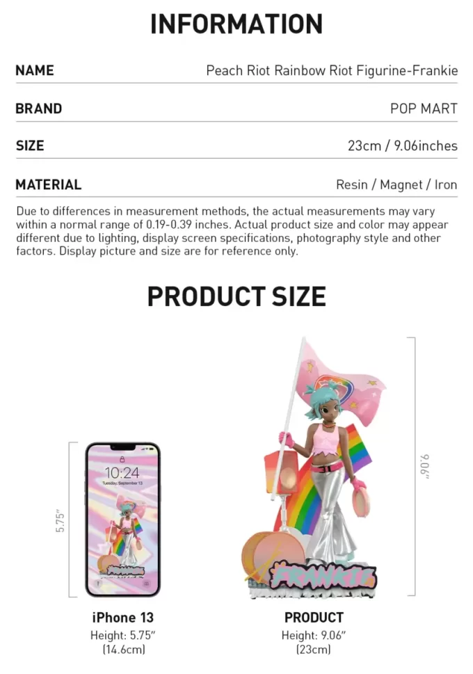 Peach Riot Rainbow Riot Figur-Frankie