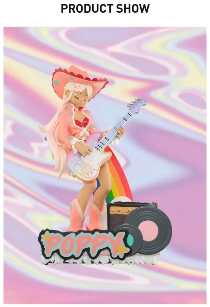 Peach Riot Rainbow Riot Figur – Poppy