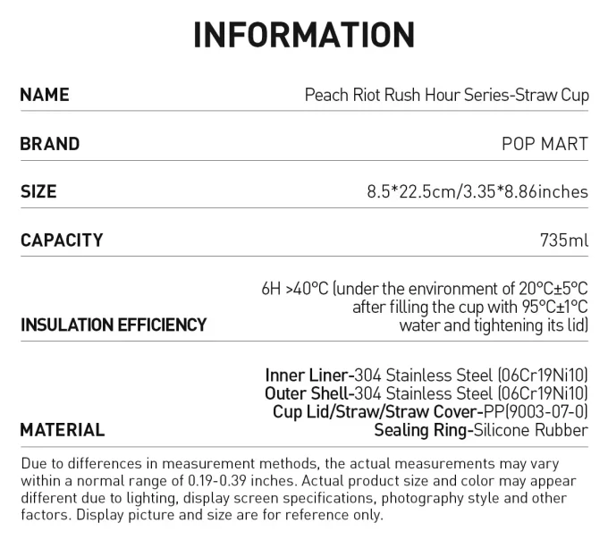 Peach Riot Rush Hour Series – Strohbecher
